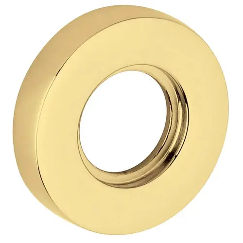 2-1/8" Privacy Rose Unlacquered Brass Finish Pair