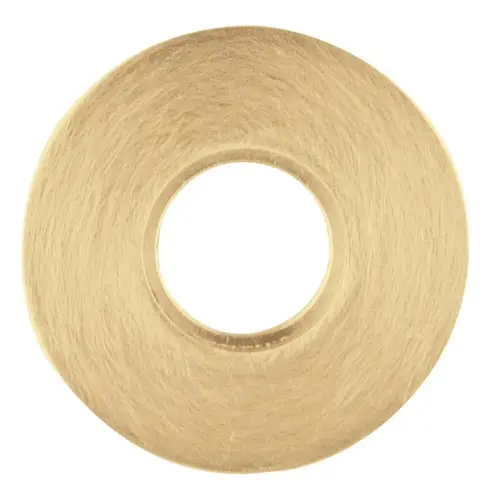 Single 2-1/8" Privacy Rose Satin Brass with Brown Finish