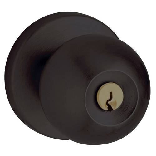 Baldwin 5216190FD 5216 Thick Door Contemporary Knob Full Dummy Satin Black Finish
