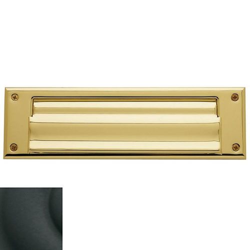 Letter Box Plate Satin Black Finish