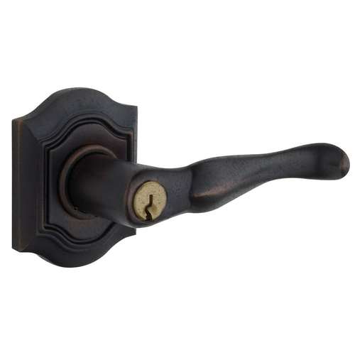 5238 Thick Door Bethpage Lever Full Dummy Distressed Oil Rubbed Bronze Finish