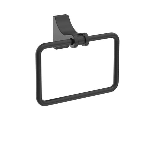 Davenport Towel Ring Matte Black