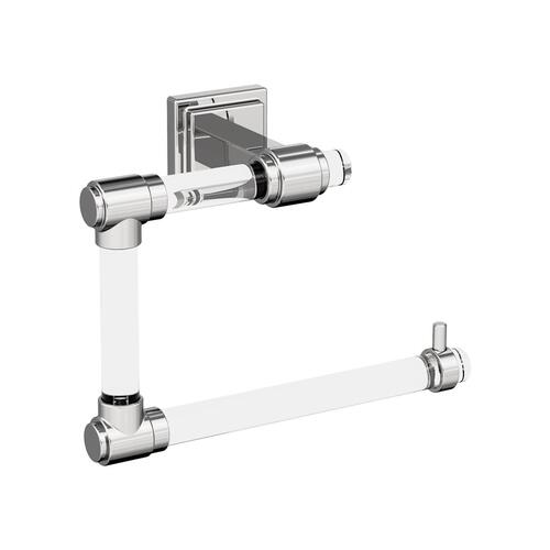 Glacio Towel Ring Clear/Chrome