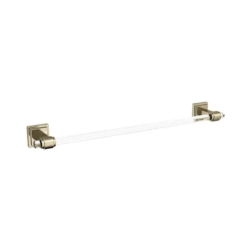 Glacio Towel Bar Clear/Golden Champagne