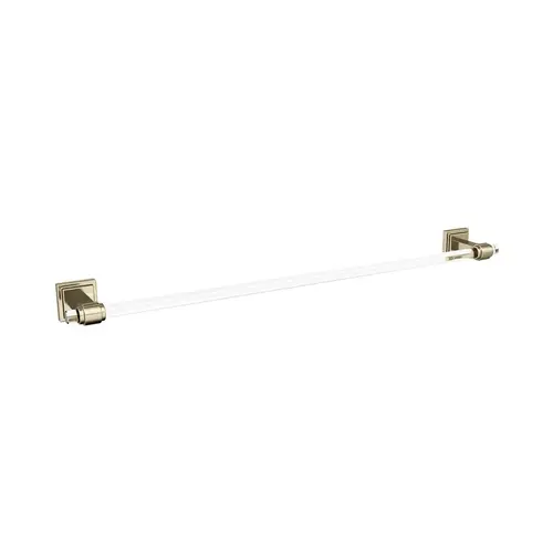 Glacio Towel Bar Clear/Golden Champagne