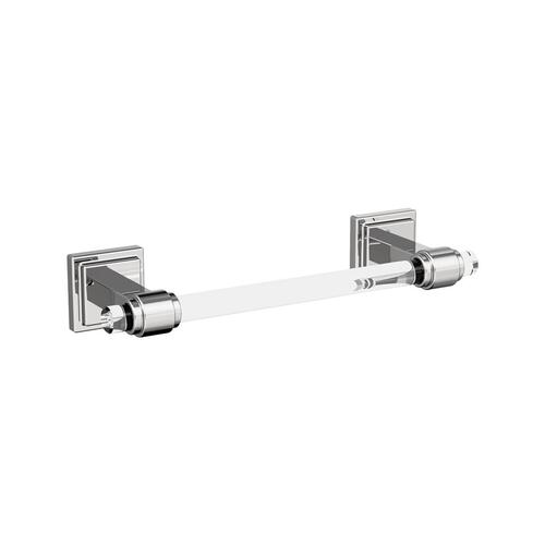 Glacio Towel Bar Clear/Chrome