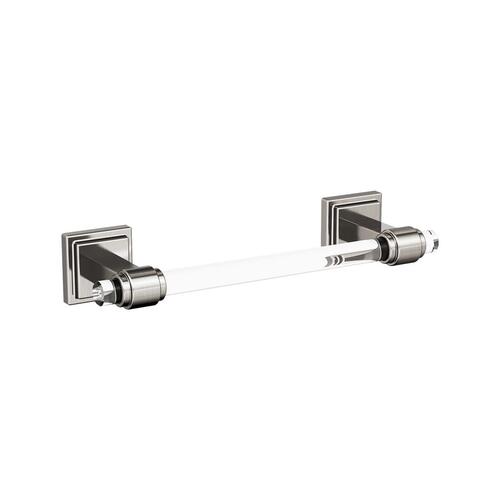 Glacio Towel Bar Clear/Brushed Nickel