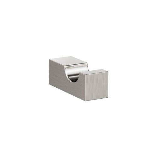 Monument Single Prong Robe Hook Brushed Nickel