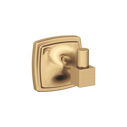 Stature Single Prong Robe Hook Champagne Bronze