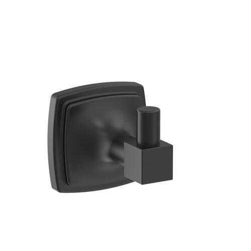 Stature Single Prong Robe Hook Matte Black