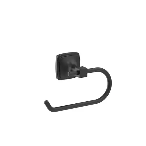 Stature Single Post Tissue Holder Matte Black