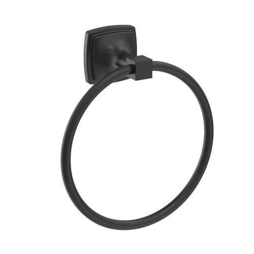 Stature Towel Ring Matte Black