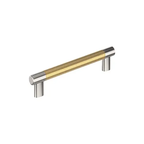 Esquire Cabinet Pull Polished Nickel/Champagne Bronze