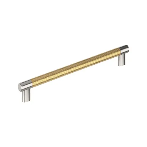 Esquire Cabinet Pull Polished Nickel/Champagne Bronze