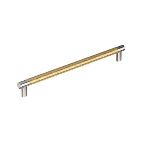 Esquire Cabinet Pull Polished Nickel/Champagne Bronze