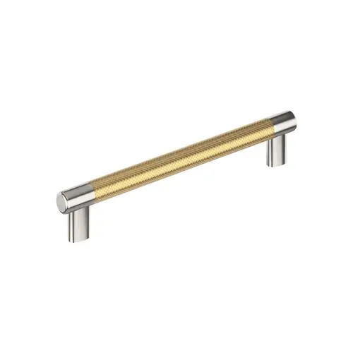 Esquire Cabinet Pull Polished Nickel/Champagne Bronze