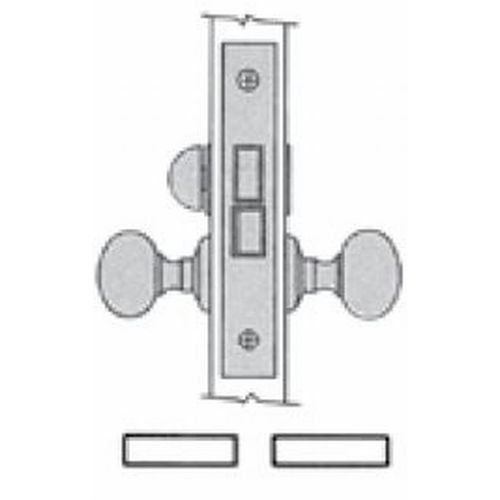 Left Hand Reverse Interior Privacy 2-3/4" Backset Mortise Lock Body Oil Rubbed Bronze Finish