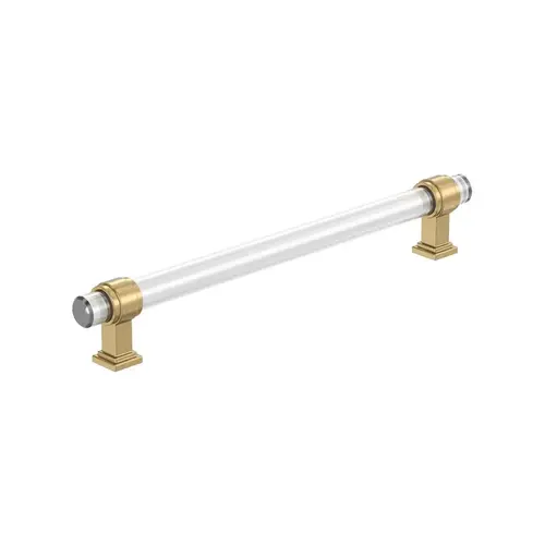 Glacio Cabinet Pull Clear/Champagne Bronze