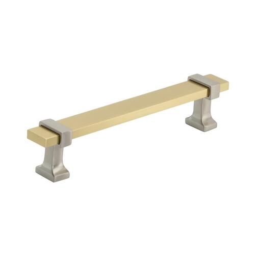 Overton Cabinet Pull Brushed Gold/Satin Nickel