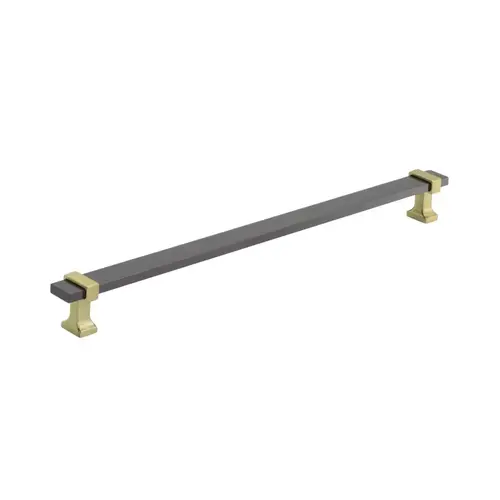 Overton Cabinet Pull Black Chrome/Brushed Gold