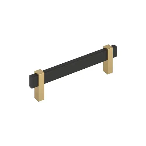 Mulino Cabinet Pull Matte Black/Champagne Bronze