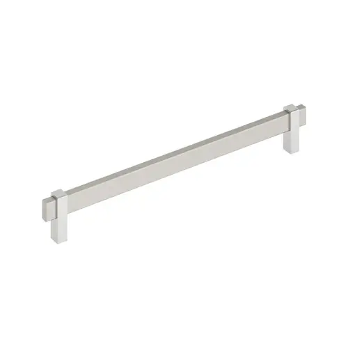 Mulino Cabinet Pull Satin Nickel/Polished Chrome