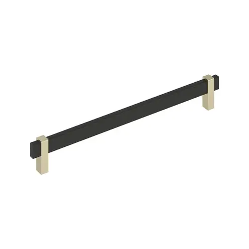 Mulino Cabinet Pull Matte Black/Golden Champagne