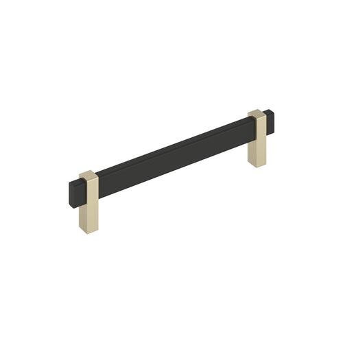 Mulino Cabinet Pull Matte Black/Golden Champagne