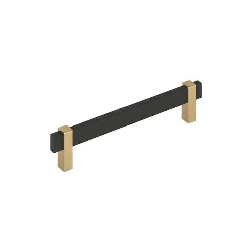 Mulino Cabinet Pull Matte Black/Champagne Bronze