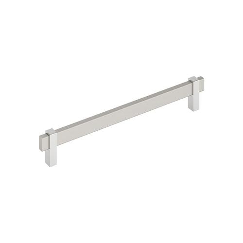 Mulino Cabinet Pull Silver Champagne/Polished Chrome