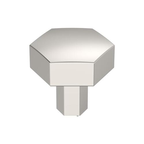 Caliber Cabinet Knob Polished Nickel