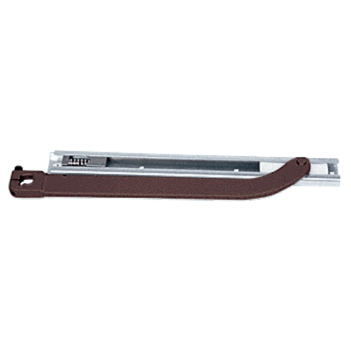 Dark Bronze Offset Arm Assembly with Surface Mount Type Slide -Track for 9/16" Deep Rail