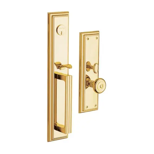 Tremont Full Dummy Mortise Trim Unlacquered Brass Finish