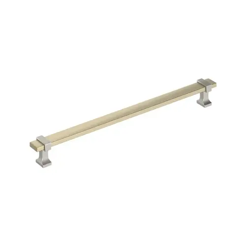 Overton Cabinet Pull Golden Champagne/Satin Nickel
