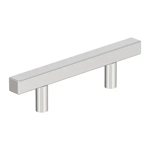 Bar Pulls Square Cabinet Pull Polished Chrome