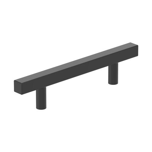 Bar Pulls Square Cabinet Pull Matte Black