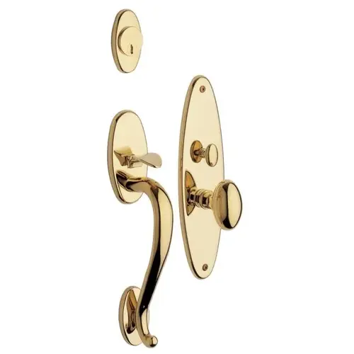 Lexington Full Dummy Mortise Trim Unlacquered Brass Finish