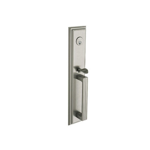 Estate Mortise Trenton Exterior Trim Lifetime PVD Satin Nickel