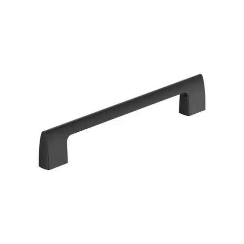 7-9/16" Center to Center Riva Cabinet Pull Matte Black Finish