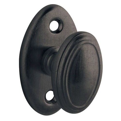 Oval Turn Piece Distressed Oil Rubbed Bronze Finish