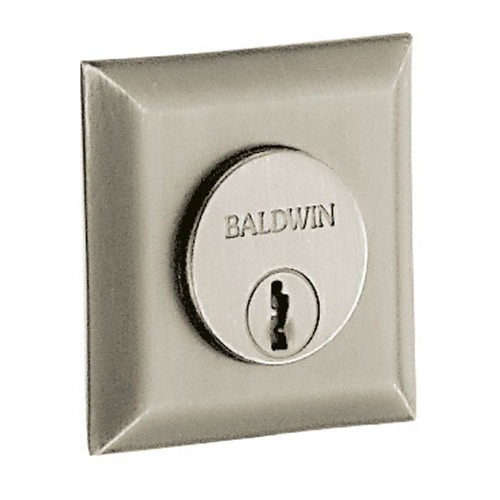 2-1/2" Square Cylinder Collar Lifetime Satin Nickel Finish