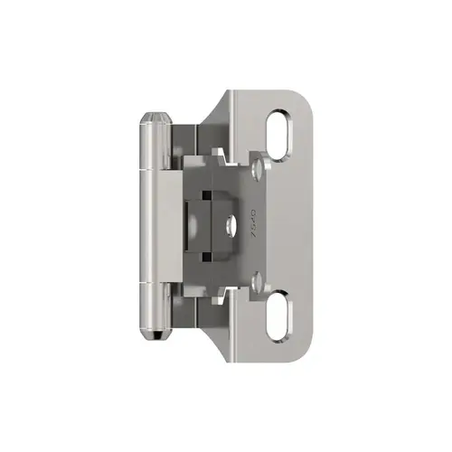 Self-Closing Partial Wrap 1/4 Inch (6Mm) Overlay Self Closing Partial Wrap Cabinet Hinge Polished Chrome