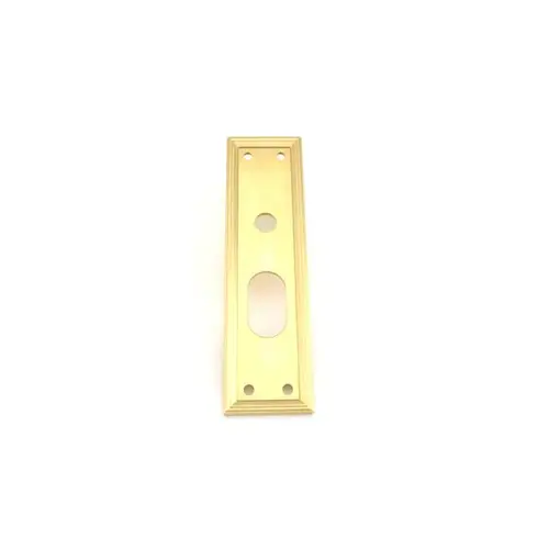 Nashville Interior Escutcheon Cut for Cylinder Vintage Brass Finish