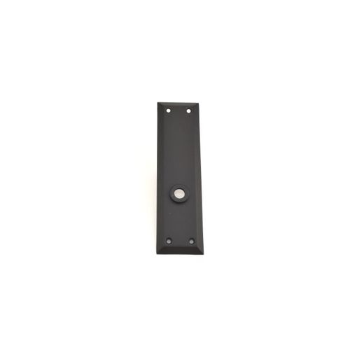 Concord Interior Escutcheon Cut for Knob Satin Black Finish