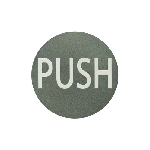 Round Push Indicator Finish Push Dark Bronze