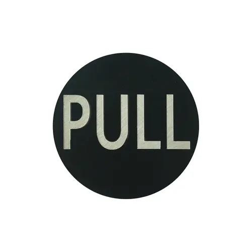 Round Pull Indicator Matte Black Finish Pull Matte Black