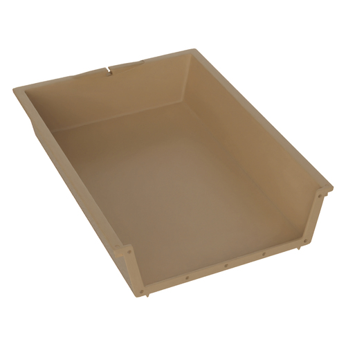 14-5/8 in. x 4 in. H Cabinet Drawer Insert Beige