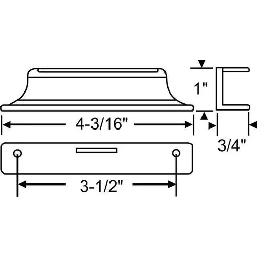 Inside Handle Pull Black For Patio Screen Door