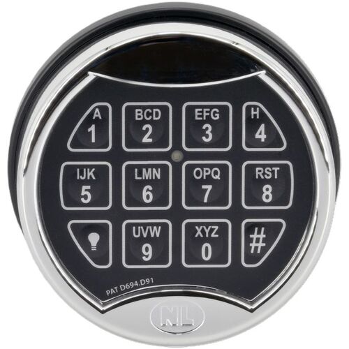 NL Lock PI20-R9 Premier Die Cast Keypad for Safe Lock