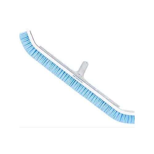 A&B Brush Manufacturing 3020 24" Commercial Curved Wall Brush With Blue Nylon Bristles